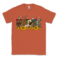 Copper christmas nurse sunflower Classic Tee - FaDigitalArtStudio