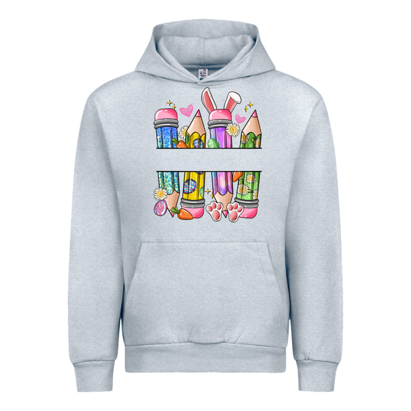 Easter Teacher Pencils Urban Hoodie by Artiststas | Teevron