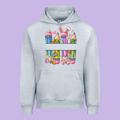 Easter Teacher Pencils Urban Hoodie Designed By Artiststas