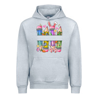 Heather Grey easter teacher pencils Urban Hoodie - Artiststas