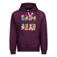 Mauve Wine easter teacher pencils Urban Hoodie - Artiststas