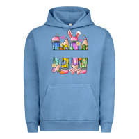 Pigment Pebble Blue easter teacher pencils Urban Hoodie - Artiststas