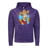 Cloud Purple Sombrero Llama Vintage Hoodie - RanaPortraitStore