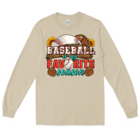 Mushroom baseball is my favorite season Long Sleeve Tee - HRA Design Shop