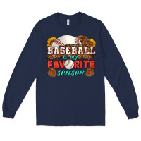 Navy baseball is my favorite season Long Sleeve Tee - HRA Design Shop