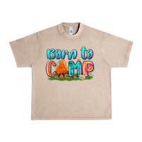 French Oak born to camp Urban Heavy Tee - Zillion Design Studio