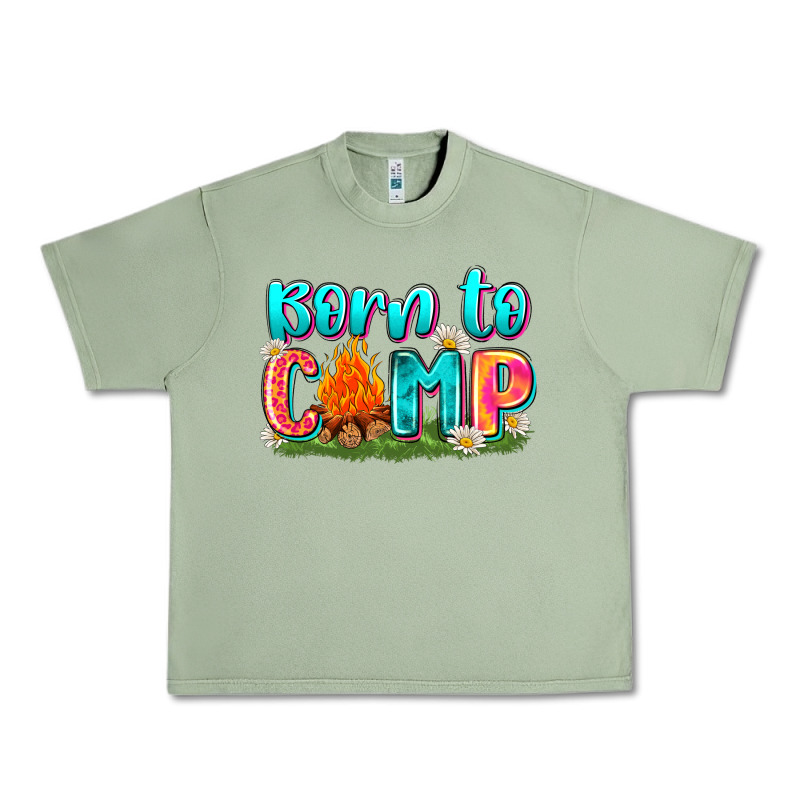 Born To Camp Urban Heavy Tee by Zillion Design Studio | Teevron
