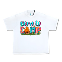 White born to camp Urban Heavy Tee - Zillion Design Studio