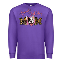 Purple french bulldog mom Premium Sweatshirt - Jasminsmagicworld