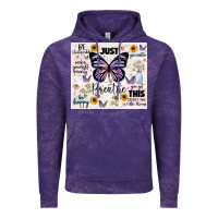 Cloud Purple just breathe Vintage Hoodie - JahusDesignShop