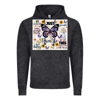 Vintage Black just breathe Vintage Hoodie - JahusDesignShop