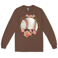 Chestnut western baseball with roses Long Sleeve Tee - HRA Design Shop