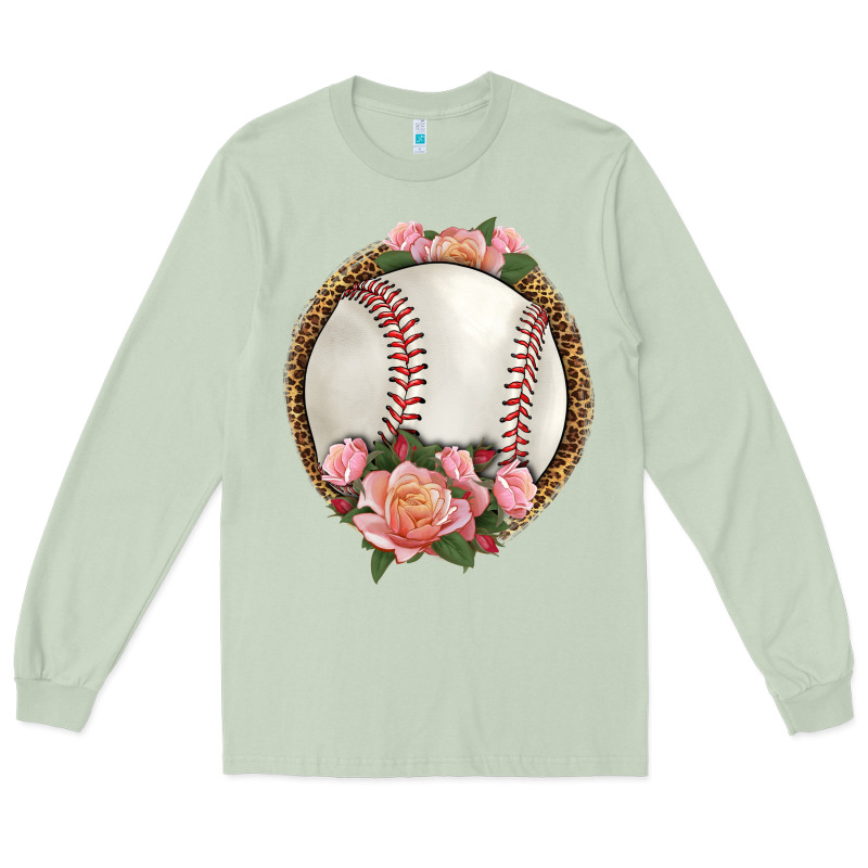 Western Baseball With Roses Long Sleeve Tee by HRA Design Shop | Teevron