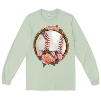 Matcha western baseball with roses Long Sleeve Tee - HRA Design Shop