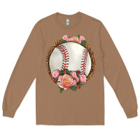 Toasted Coconut western baseball with roses Long Sleeve Tee - HRA Design Shop