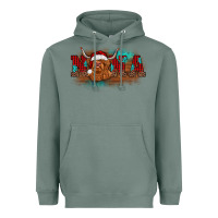 Sage christmas nana highland cow Heavyweight Hoodie - BarkalooDesign