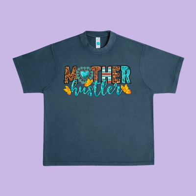 Mother Hustler Urban Heavy Tee Designed By Texasbilliewilder