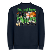 Navy i'm just here for the snacks #basketball brother Heavyweight Sweatshirt - Zillion Design Studio