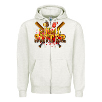 Oatmeal Heather softball sister Zipper Hoodie - AdoDesignShop