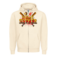 Softball Sister Zipper Hoodie | Teevron