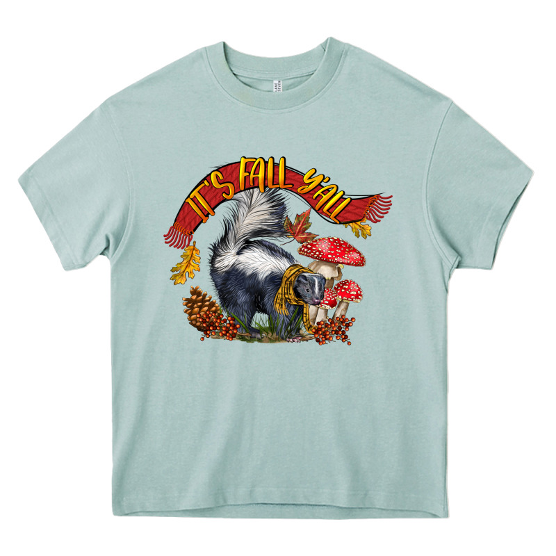 It's Fall Y'all Skunk Heavy Core Tee by LillyAllenDesigns | Teevron