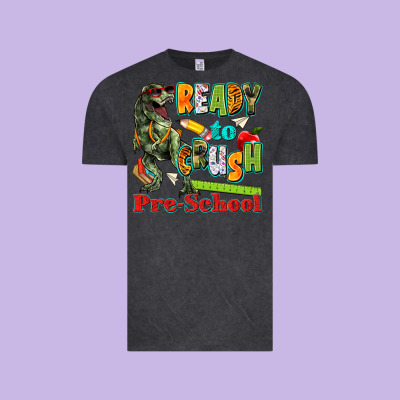 Ready To Crush Pre School Vintage Tee Designed By Texasbilliewilder