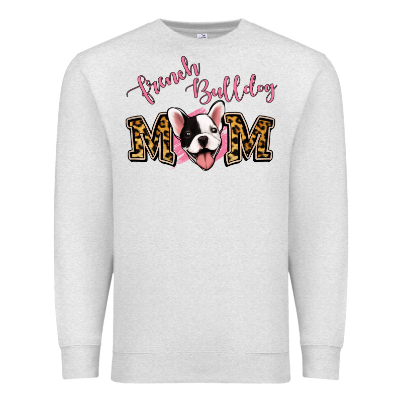French Bulldog Mom Premium Sweatshirt by Jasminsmagicworld | Teevron