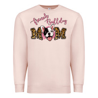 Pale Pink French Bulldog Mom Premium Sweatshirt - Jasminsmagicworld