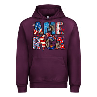 Mauve Wine america 4th of july Urban Hoodie - Artiststas