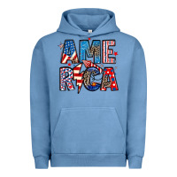 Pigment Pebble Blue america 4th of july Urban Hoodie - Artiststas