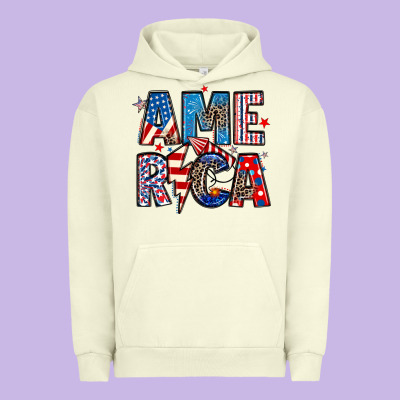 America 4th Of July Urban Hoodie Designed By Artiststas