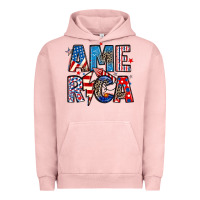 Pigment Salmon america 4th of july Urban Hoodie - Artiststas