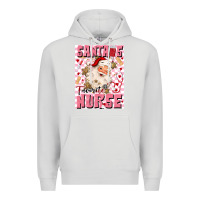 Dove Grey santas favorite nurse Premium Hoodie - MaliasSmallBusiness