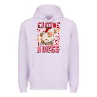 Lilac santas favorite nurse Premium Hoodie - MaliasSmallBusiness