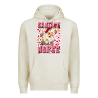 Oatmeal Heather santas favorite nurse Premium Hoodie - MaliasSmallBusiness