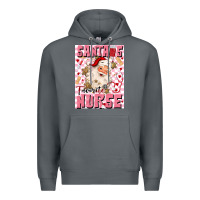 Rock santas favorite nurse Premium Hoodie - MaliasSmallBusiness