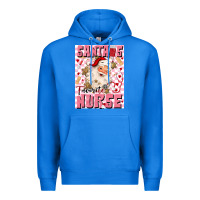 True Royal santas favorite nurse Premium Hoodie - MaliasSmallBusiness