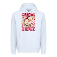White santas favorite nurse Premium Hoodie - MaliasSmallBusiness