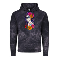 Sugar Skull Girl Vintage Hoodie | Teevron