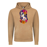 Vintage Camel sugar skull girl Vintage Hoodie - RanaPortraitStore