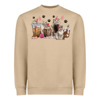 Mushroom siberian cat coffee cups Heavyweight Sweatshirt - texasbilliewilder