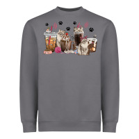 Storm siberian cat coffee cups Heavyweight Sweatshirt - texasbilliewilder