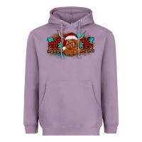 Christmas Mom Highland Cow Heavyweight Hoodie | Teevron