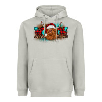 Moon Dust christmas mom highland cow Heavyweight Hoodie - BarkalooDesign