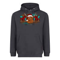 Smoke christmas mom highland cow Heavyweight Hoodie - BarkalooDesign