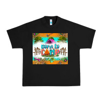 Black born to camp Urban Heavy Tee - Zillion Design Studio