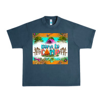 Midnight Navy born to camp Urban Heavy Tee - Zillion Design Studio