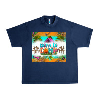 Navy born to camp Urban Heavy Tee - Zillion Design Studio