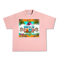 Salmon born to camp Urban Heavy Tee - Zillion Design Studio