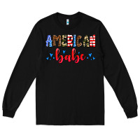Black American babe Long Sleeve Tee - AdoDesignShop